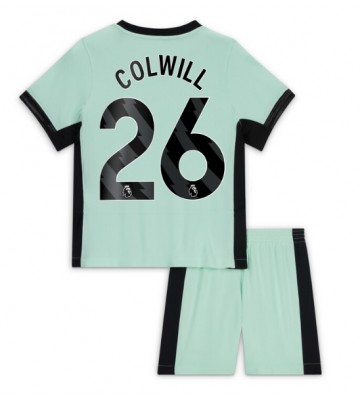 Chelsea Levi Colwill #26 Tredje trøje Børn 2023-24 Kort ærmer (+ korte bukser)
